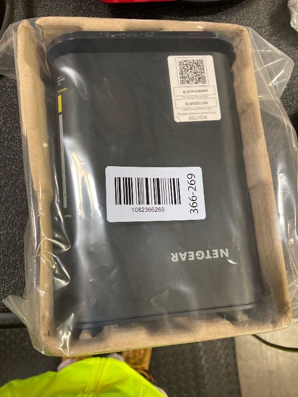 Photo 1 of ***POWER CORD MISSING***NETGEAR WiFi 6 Router 4-Stream (R6700AX) – Router Only, AX1800 Wireless Speed (Up to 1.8 Gbps), Covers up to 1,500 sq. ft., 20 Devices – Free Expert Help, Dual-Band***POWER CORD MISSING***