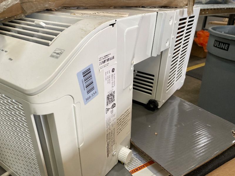 Photo 1 of **not cooling***GE Profile ClearView Inverter Window Air Conditioner Unit, 10,300 BTU, U-Shaped Adjustable Depth, Energy Efficient Cooling up to 450 sq ft., Ultra Quiet, SMART Home Capable, Includes Remote, White**not cooling***