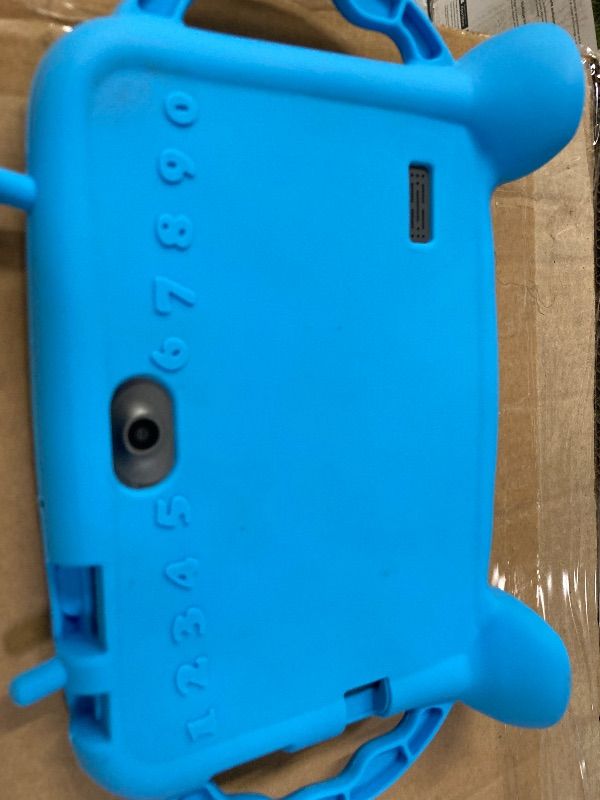 View 3 of **NO BOX/NO CHARGER***MengDash Kids Tablet, 7 inch Tablet for Kids 3-10, Educational Learning Toddler Tablet Android 11, Touch Screen 3GB RAM+32GB ROM Storage, Google Play YouTube (Blue)