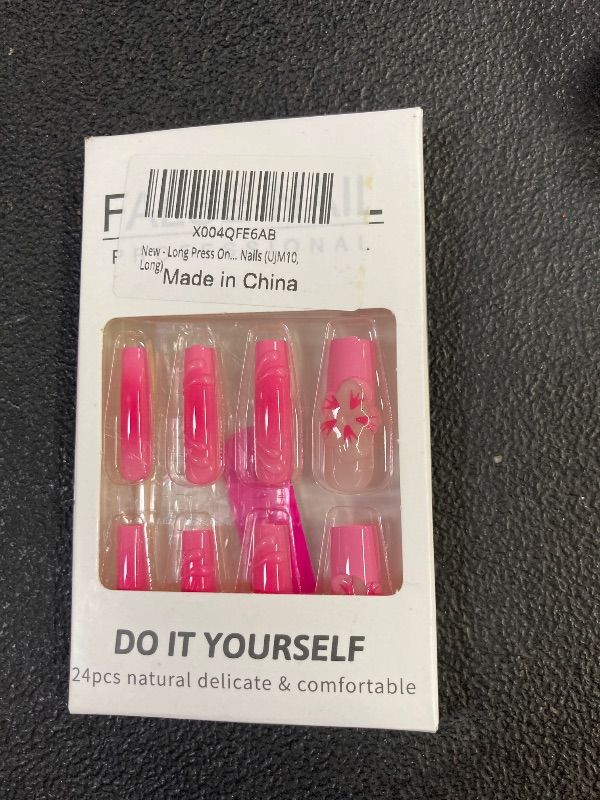 Photo 1 of  Press on Nails Long Square Fake Nails 