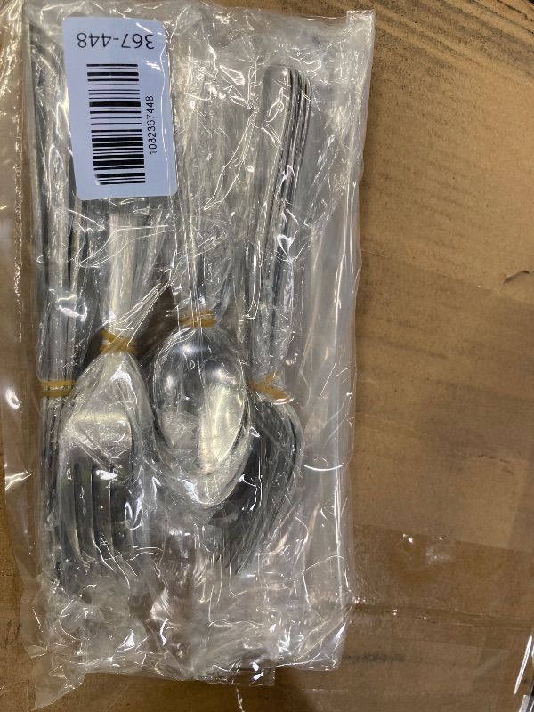 Photo 1 of **MISSING 4 FORKS**SILVERWARE SET 8