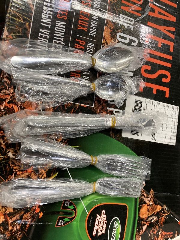 Photo 1 of **MISSING 4 FORKS**SILVERWARE SET 8