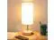 Photo 1 of **NO LAMPSHADE**Bedside Table Lamp with USB Ports - Touch Control for Bedroom 3 Way Dimmable Nightstand Lamp with Round Fabric Shade for Living Room, Dorm, Home Office, Corded Electric, Without Battery
