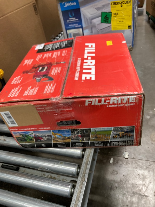 Photo 1 of ***It is used; it is unknown whether any parts are missing, and it is unknown whether it functions 100%.****FILL-RITE 115-Volt 1/3 HP 20 GPM Fuel Transfer Pump With Discharge Hose Manual Nozzle and Mechanical Gallon Meter FR701V