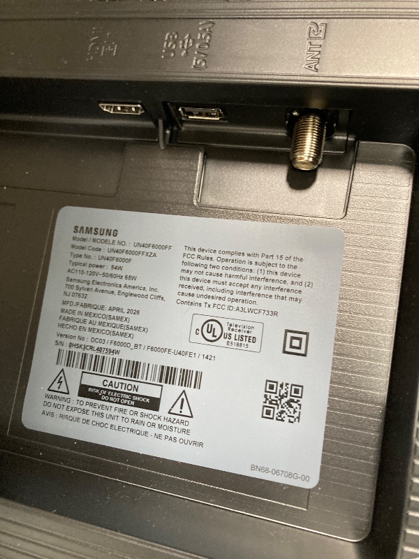 Photo 1 of **no returns***SAMSUNG 40-Inch Class Full HD F6000 Smart TV (2025 Model) HDR, Object Tracking Sound Lite, Knox Security, One UI Tizen, Smart TV