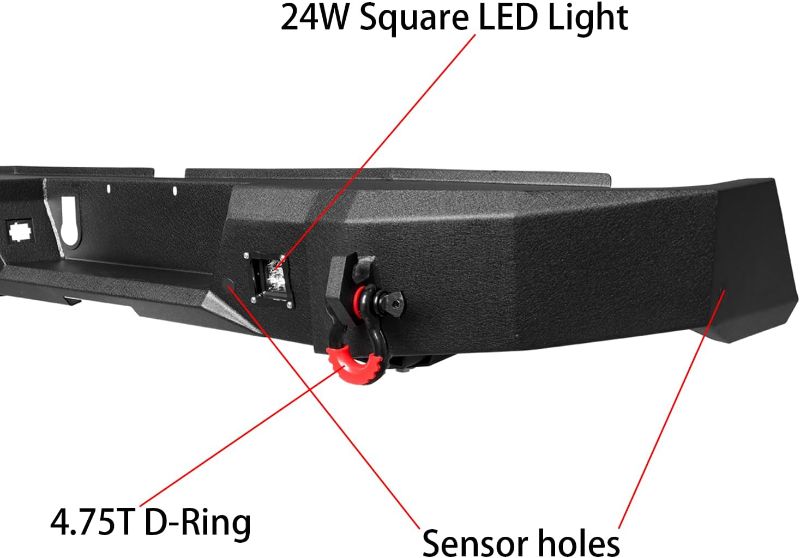 Photo 1 of ****This item is used; it is unknown whether any parts are missing, whether it functions 100%, or if it is merely similar to the original.*****LU Tundra Steel Front and Rear Bumper With Winch Plate&Lights?Black Texture?