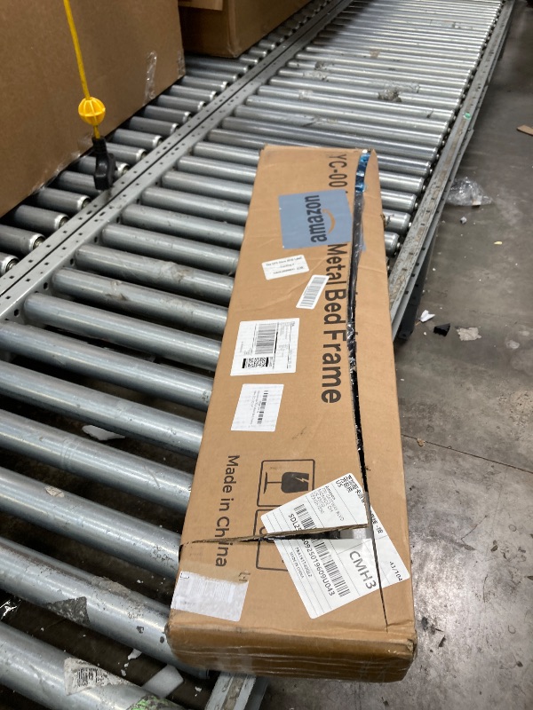 Photo 1 of ***It is used; it is unknown whether any parts are missing, and it is unknown whether it functions 100%*** Full Metal Bed Frame, 7 Inch Low Heavy Duty Platform Bed Frames Full Size for Box Spring and Mattress, Easy Assembly, Noise-Free, Adjustable, Black