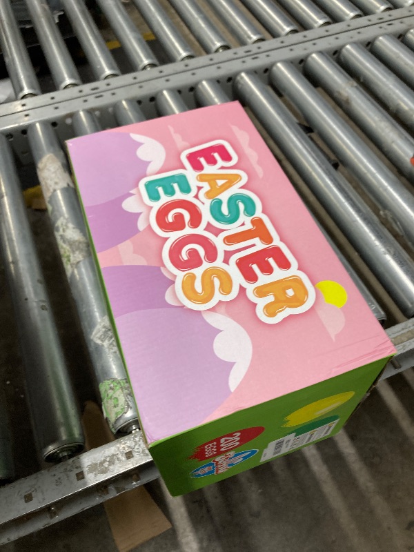Photo 1 of [6 Surprise Golden Eggs] 200 Pack 2.3 Inch Plastic Easter Eggs, Empty Easter Eggs Fillable, Bright Colors Plastic Eggs Bulks for Easter Hunt, Easter Party Favor, Basket Stuffers Fillers
