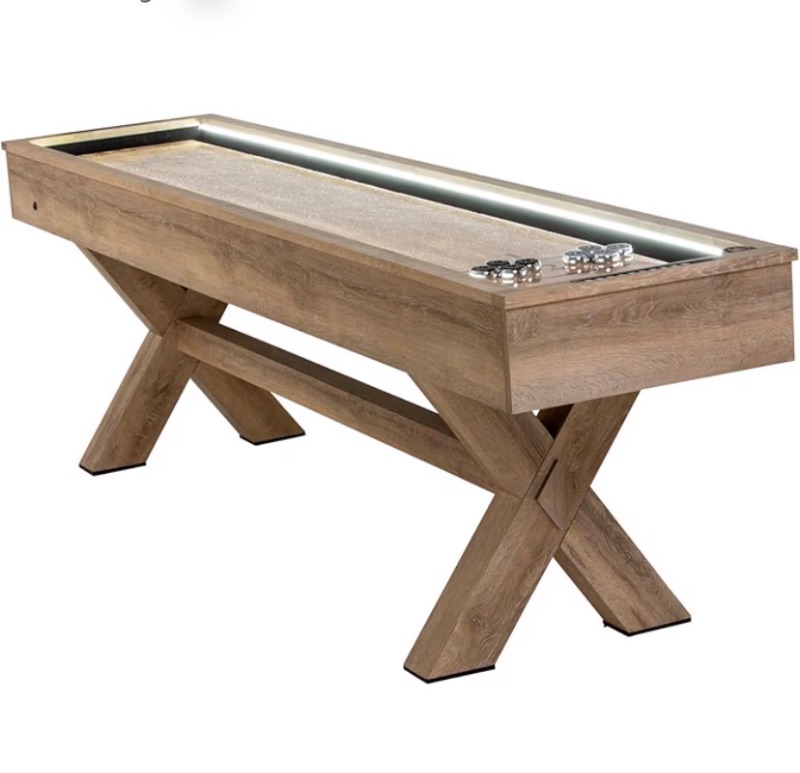 Photo 1 of ***Selling for parts only***American Legend LED Shuffleboard with Buffet Top - Modern Style -
