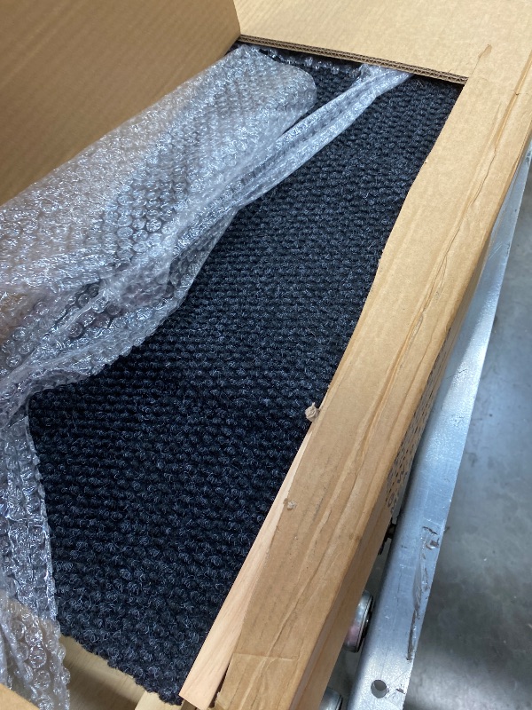 Photo 1 of ???? ???????? Dog Ramp for Bed, 64" Long Foldable Pet Ramp for Small Large Dogs, Dog Ramps for High Beds Car, High Traction with Platform 6 Adjustable Heights 24" to 30" Up to 220LBS Black