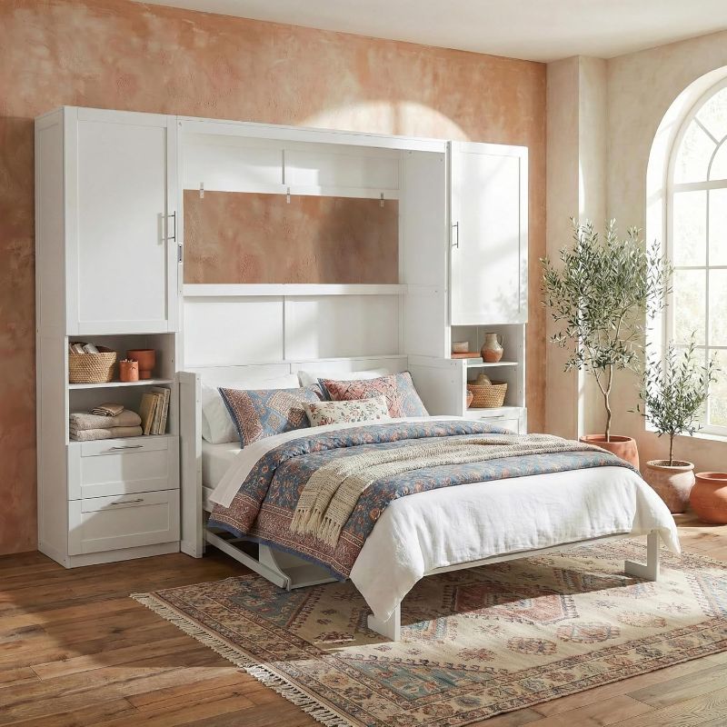 Photo 1 of ***** SET OF 4/4 BOXES******* QUEEN MURPHY BED WHITE 