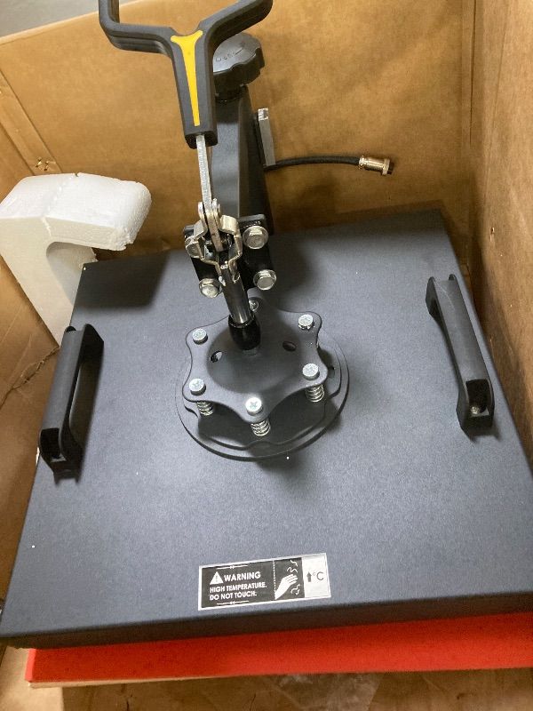 Photo 1 of **NOT IN ORIGINAL BOX***VEVOR 2 in 1 Heat Press Machine for T Shirts and Hats, 15x15 Inch Professional Swing Away Digital Tshirt Press Machine for Sublimation, Vinyl, Heat Transfer Projects