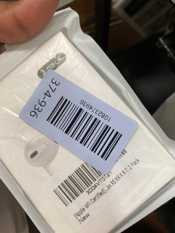 Photo 1 of [Apple MFi Certified] iPhone Headphones Wired, 2 Pack Lightning Earbuds/Earphones Wired with Built-in Mic & Volume Control HiFi Stereo Nosie Reduction Compatible for iPhone 14 13 12 11 Pro Max XS XR X