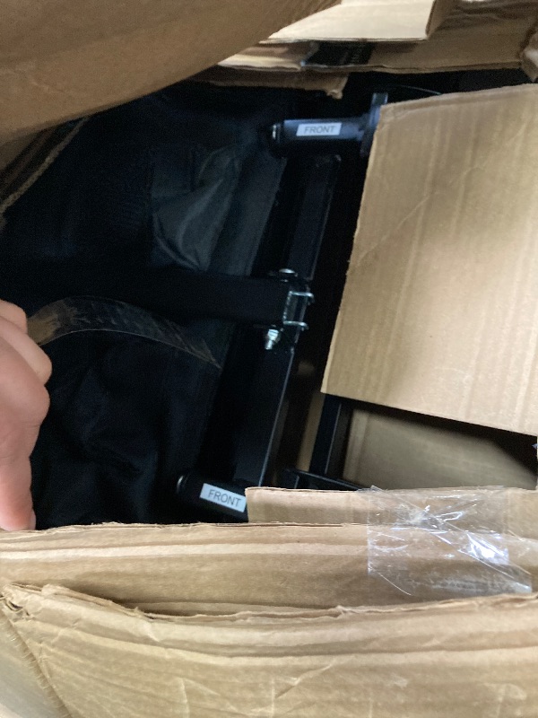 Photo 1 of ***MISSING HANDLE -SELLING AS IS ***Colegence Folding Wagon Cart with Wheels and Tailgate, 330 lbs 120 l Capacity,  Portable Collapsible Utility Wagon Cart for Groceries, Outdoor Camping, Shopping, Garden (Black) ***BOX RIPPED/TORN***