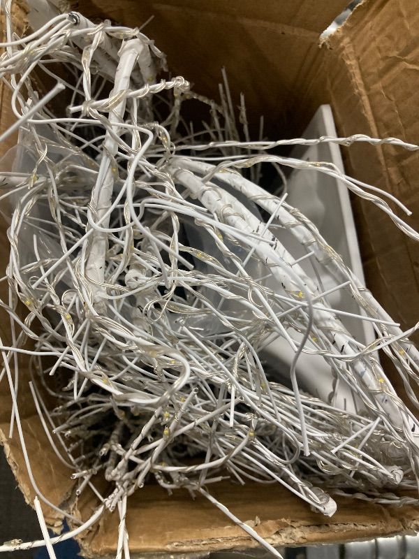 Photo 1 of ***MISSING PARTS -SELLING AS IS*** Lighted Birch Tree with Warm White Lights, 5FT?6FT?7FT Prelit Christmas Tree with Twinkle Lights, LED Tree with Timer & Brightness Control, Christmas Lighted Decoration