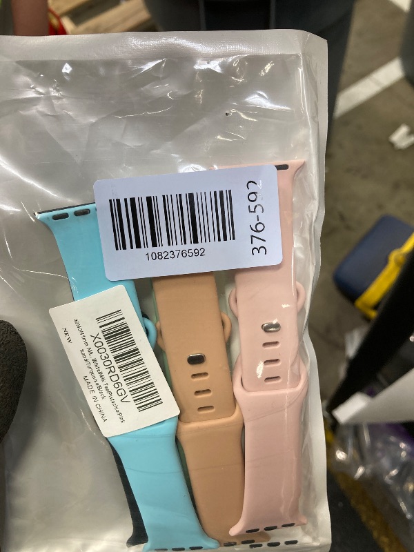 Photo 1 of (6 Pack) Sport Band Compatible with Apple Watch Bands 38mm 40mm 41mm 42mm 44mm 45mm 49mm Silicone iWatch Band Ultra 2/Ultra SE Series 9 8 7 6 5 4 3 2 1 Women Men (38mm/40mm/41mm M/L, White/Milk