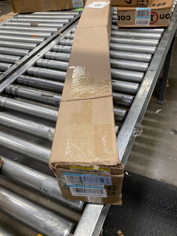View 2 of ****************PARTS ONLY*************VEVOR 8FT Brushed Nickel Sliding Barn Door Hardware Kit, 330 LBS Weight Capacity, Compatible with 42 to 48 Inches Width & 1-3/8 to 1-3/4 Inches Thickness Single Door, Durable Track & J-Shape Roller
