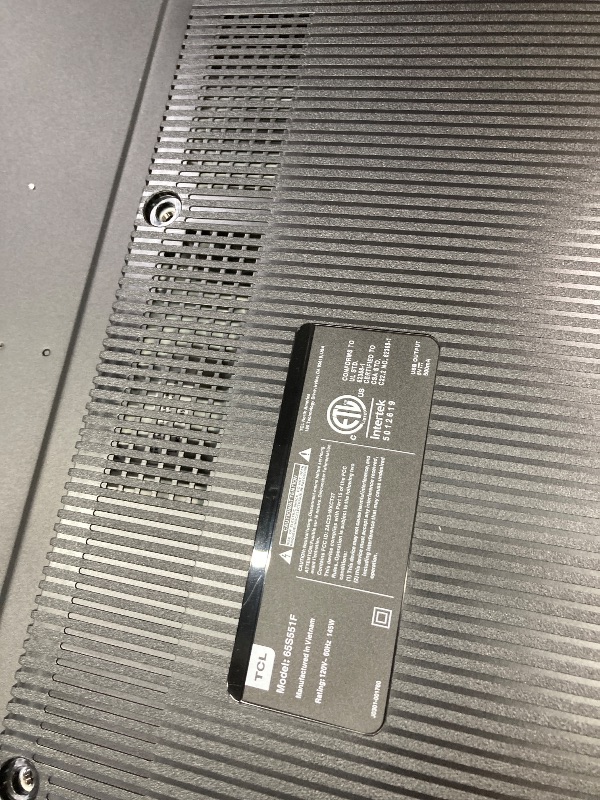 Photo 1 of **no refunds and no return ***is broken **TCL 65-Inch Class S5 UHD 4K LED Smart TV with Fire TV (65S551F, 2024), Dolby Vision, HDR PRO+, Atmos, Alexa Built-in, Apple AirPlay 2, Streaming Television