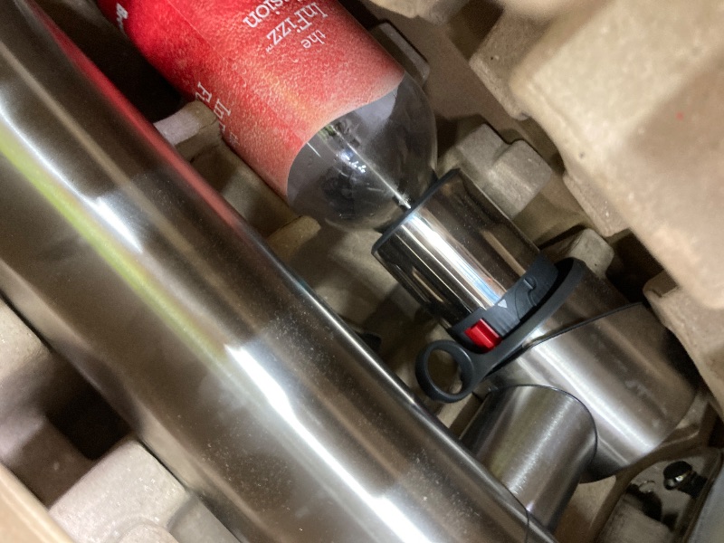 Photo 1 of **MISSING PARTS***Breville BCA800BSS InFizz Fusion Sparkling Water and Beverage Carbonator, CO2 Cylinder Not Included, Brushed Stainless Steel