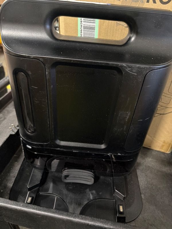 Photo 1 of **View Clerk Notes**[USED] Shark AV1010AE IQ Robot Vacuum with XL Self-Empty Base, Bagless, 45-Day Capacity, Advanced Navigation, Alexa & Wi-Fi, Multi-Surface Brushroll, for Pets, Dander & Dust, Carpet & Hard Floor, Black