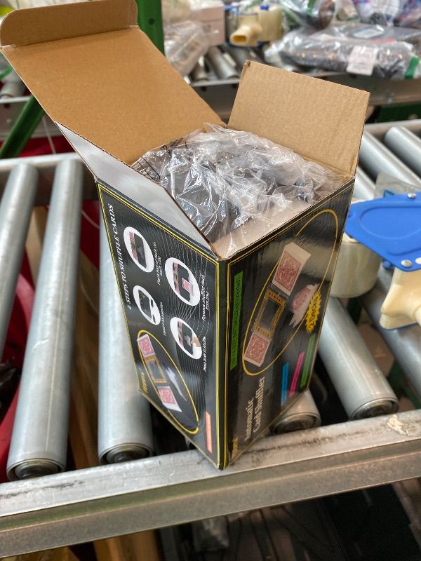 Photo 1 of [UNTESTED] FEIERYA Automatic Card Shuffler 2 Deck,Battery-Operated Electric UNO Poker Shuffler,Playing Card Shuffler for Home Card Game,Travel