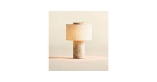 Photo 1 of (clerk comments) BSOD Travertine Lamp, Rechargeable 10 Inch Stone Table Lamp Marble Wabi Sabi Light Fixture Cordless Touch Dimmable LED Decor for Console, Side, Entryway, Foyer, Counter(Rechargeable Travertine Lamp)