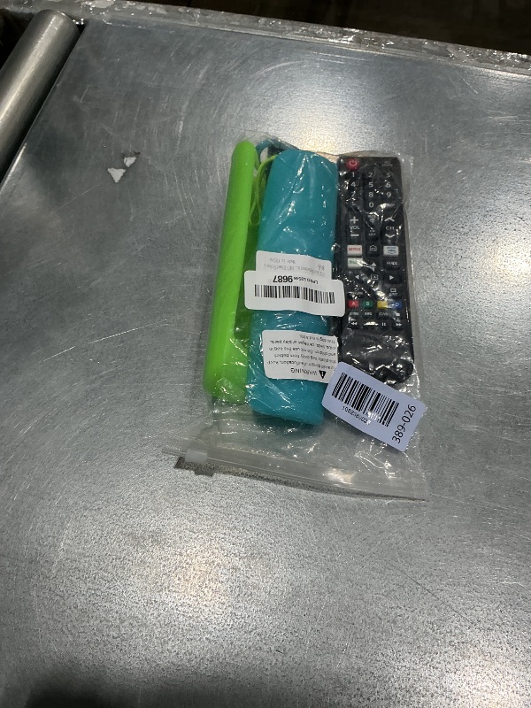 Photo 1 of (2+2 Packs) Replacement Remote Control No Setup Fit Samsung TV Remote with Anti-Lost Soft Protective Silicone Cover Case Green & Blue Compatible with Samsung LCD LED HDTV 3D Smart TVs Models