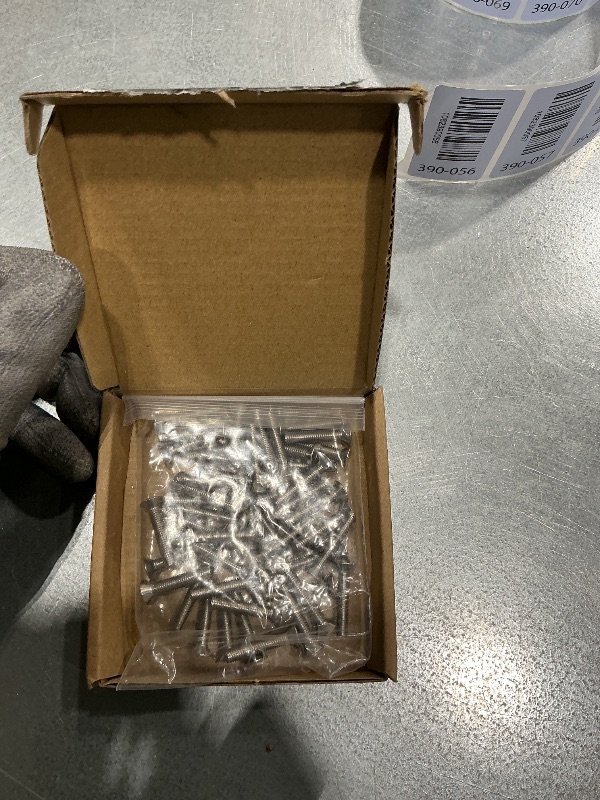 Photo 1 of #10-32 x 1 Flat Countersunk Head Socket Cap Screws, 304 Stainless Steel 18-8 SS, Full Machine Thread Coverage, Allen Hex Drive, 50 PCS