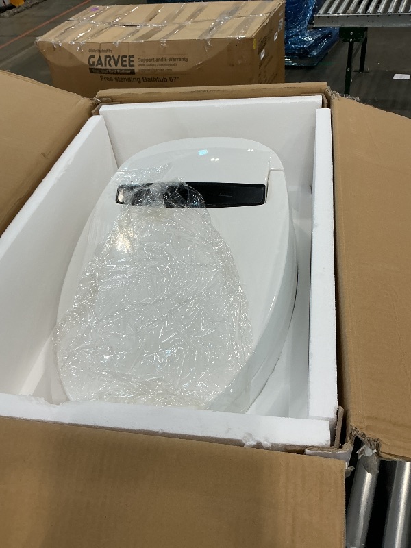 Photo 1 of ***DIRTY*** Smart Toilet with Bidet Built in, Automatic Smart Toilet with Foam Shield and Touchless Auto Open/Close Lid, Tankless Elongated One Piece Toilet with Warm Water Heated Seat Dryer for Bathroom