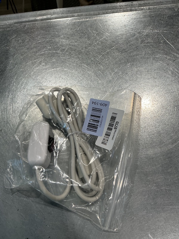 Photo 1 of [UL Listed] Heavy Duty Outdoor & Indoor Use 6.56 FT Long White Extension Cord with LED Light Switch On/Off, 8A 125V 1000W SJTW 18AWG Electrical Power Cord,Indoor Use, UL Listed