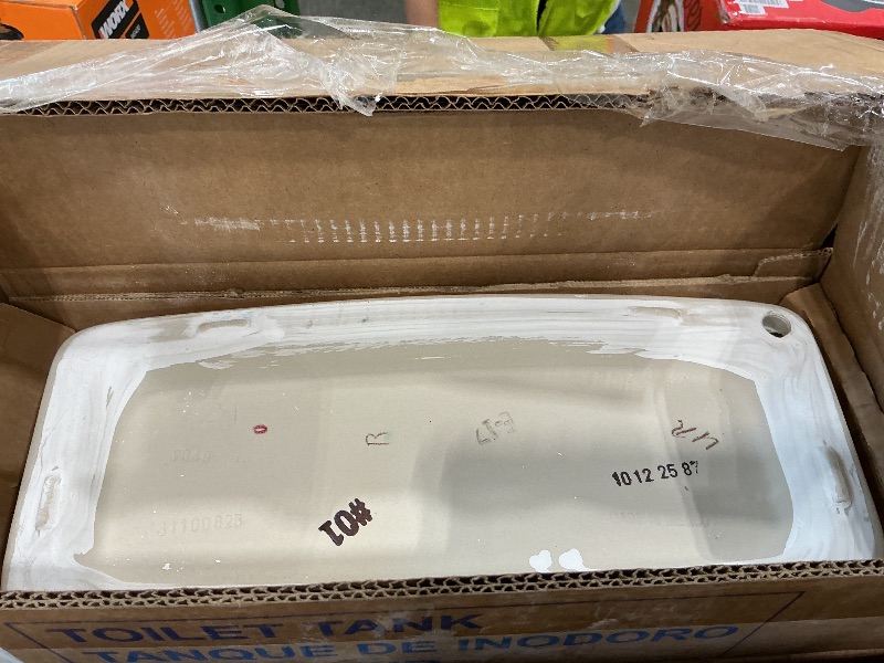 Photo 1 of ***PARTIAL SET/ONLY TANK AND LID*** TOTO Drake Two-Piece Elongated 1.28 GPF TORNADO FLUSH Toilet with CEFIONTECT and SoftClose Seat, WASHLET+ Ready, Cotton White - MS776124CEG#01