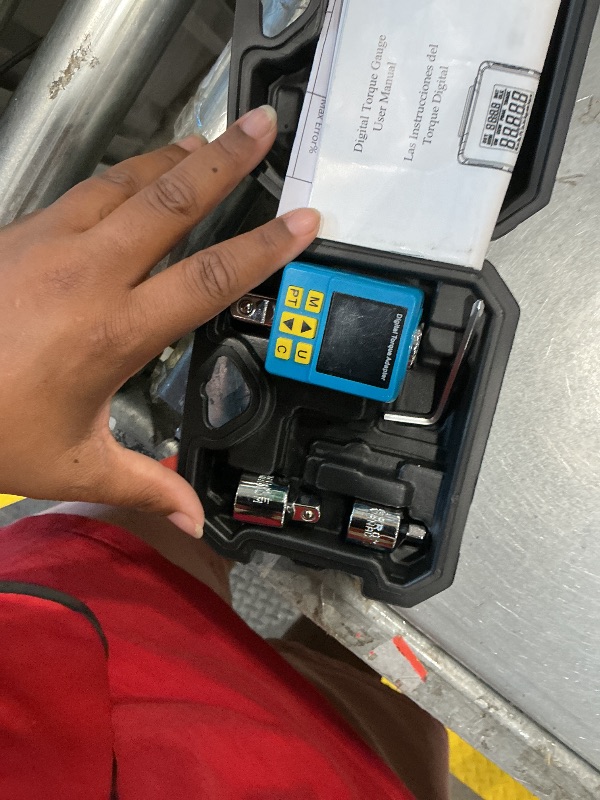 Photo 1 of 1/2" Digital Torque Adapter, (±1% Accuracy, 7.4-150Ft-lb) Digital Torque Wrench Adapter for Auto, with Upgrade Color Display, Versatile Meter - Smart Alert | Peak/Track | Preset | Store/Delete(203N.m)