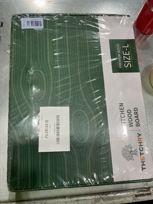 Photo 1 of ***VERY USED***THETCHRY Teak Wood Cutting Boards for Kitchen, Large Charcuterie Board with Handle, 1" Thick Butcher Block, End Grain Cutting Board, Reversible Wooden Chopping Board for Meal Prep & Serving, 17"×13"