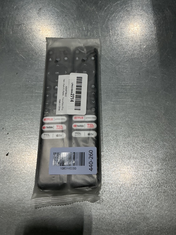 Photo 1 of (Pack of 2) Replacement-for-TCL-Google-TV-Remote-Control,Universal Remote for TCL Smart UHD HDR LED Mini QLED 4K Google TVs(Not for Fire or Roku TVs)