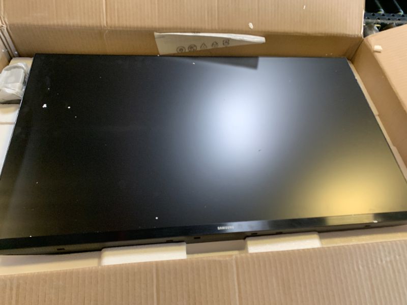Photo 1 of Samsung 32-Inch Flat Computer Monitor, 75Hz, Borderless Display, AMD FreeSync, Game Mode, Advanced Eye Care, HDMI and DisplayPort, LS32B304NWNXGO, 2024