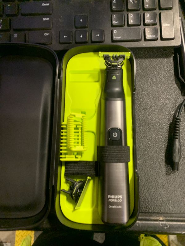 Photo 1 of Philips Norelco OneBlade 360 Pro Face + Body, Hybrid Electric Beard Trimmer, Shaver and Bodygroomer, with 360 Blade Technology, Model QP6552/90