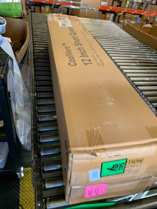 Photo 1 of Grbsy 12 Inch Upgrade Short Queen RV Memory Foam Mattress, Firm Feel, Fiberglass Free, Pressure Relief, Certified Safe Foams & Cooling IceSilk Cover, Mattress in A Box