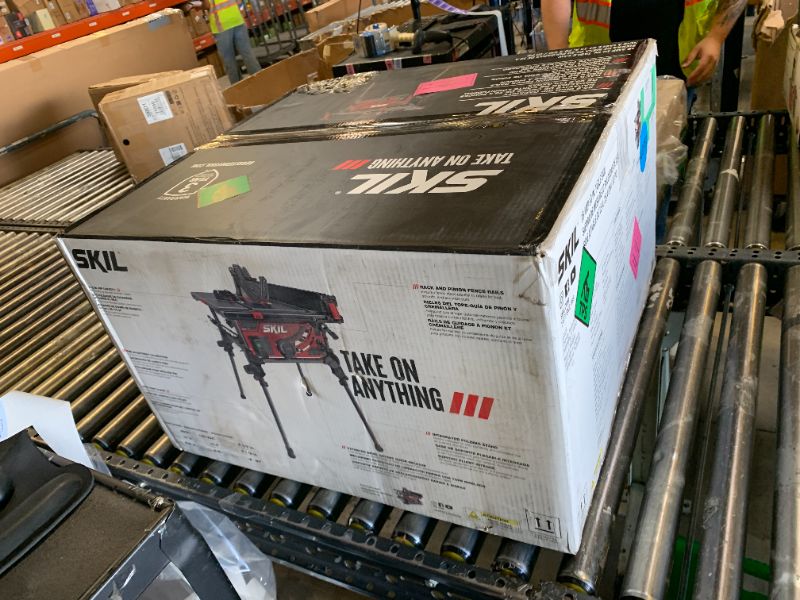 Photo 1 of SKIL 15 Amp 10 Inch Portable Jobsite Table Saw with Folding Stand- TS6307-00
