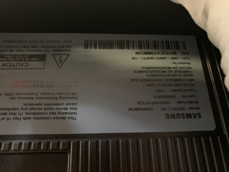 Photo 1 of Samsung 55-Inch Class OLED 4K S85F Series, Vision AI Smart TV (2025 Model, 55S85F) Object Tracking Sound Lite w/Dolby Atmos, NQ4 AI Gen2 Processor, Contour Design, Color Booster Pro, Alexa Built-in