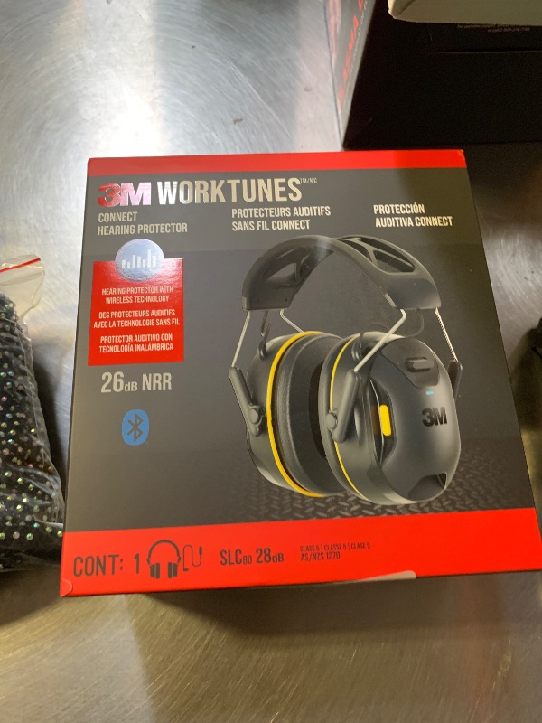 Photo 1 of 3M WorkTunes Connect Wireless Hearing Protector with Bluetooth Technology, Bluetooth Hearing Protection with a 26 dB Noise Reduction Rating