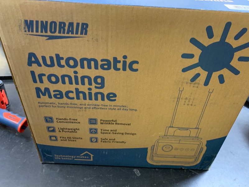 Photo 1 of Automatic Ironing Machine, Portable Hands-Free Wrinkle Remover for Shirts & Pants, Gentle on All Fabrics, Ironing Machine Perfect for Apartments, Business Travel & Small Spaces