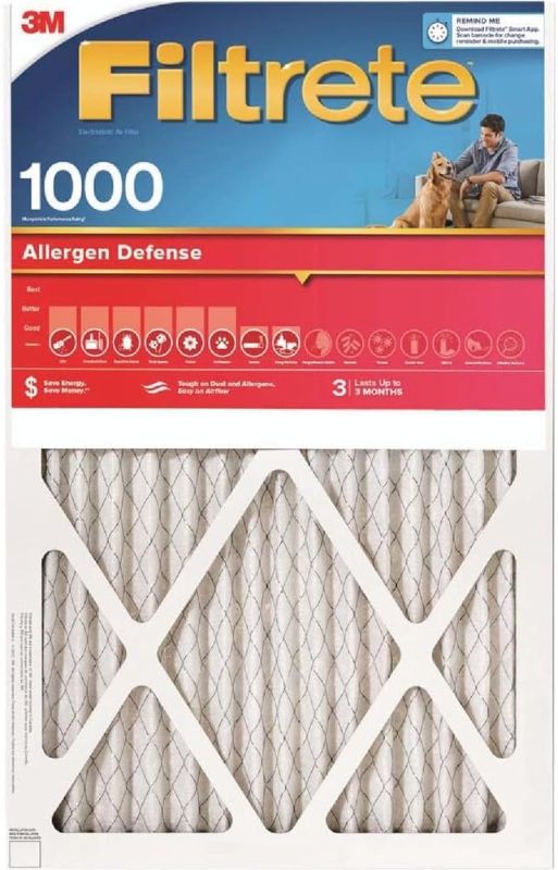 Photo 1 of 3M Filtrete Micro Allergen Reduction Air Filter