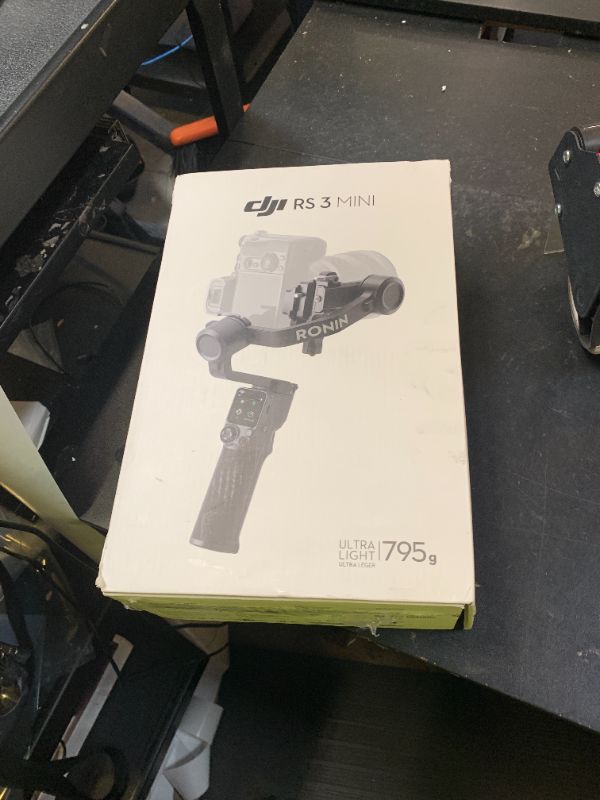 Photo 1 of DJI RS 3 Mini, 3-Axis Gimbal Stabilizer for Cameras Canon/Sony/Panasonic/Nikon/Fujifilm, 2 kg (4.4 lbs) Tested Payload, Camera Gimbal with Native Vertical Shooting, Black
