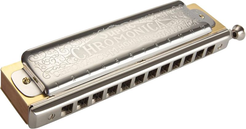 Photo 1 of Hohner Super Chromonica Silver Harmonica, Key of G