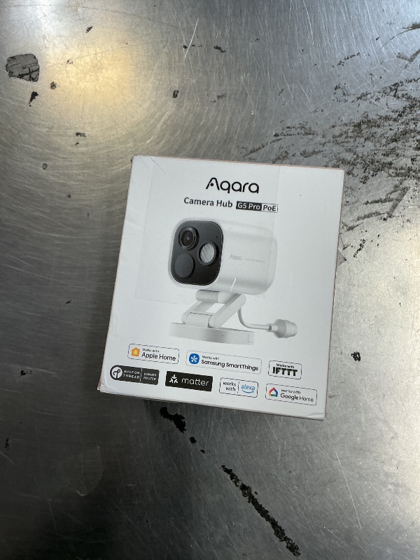 Photo 1 of Aqara 4MP Camera Hub G5 Pro PoE, True Color Night Vision Security Camera Outdoor, HomeKit Secure Video, Thread Border Router, Local Detection, Thread/Zigbee, Supports Alexa, Google, Smartthings, White
