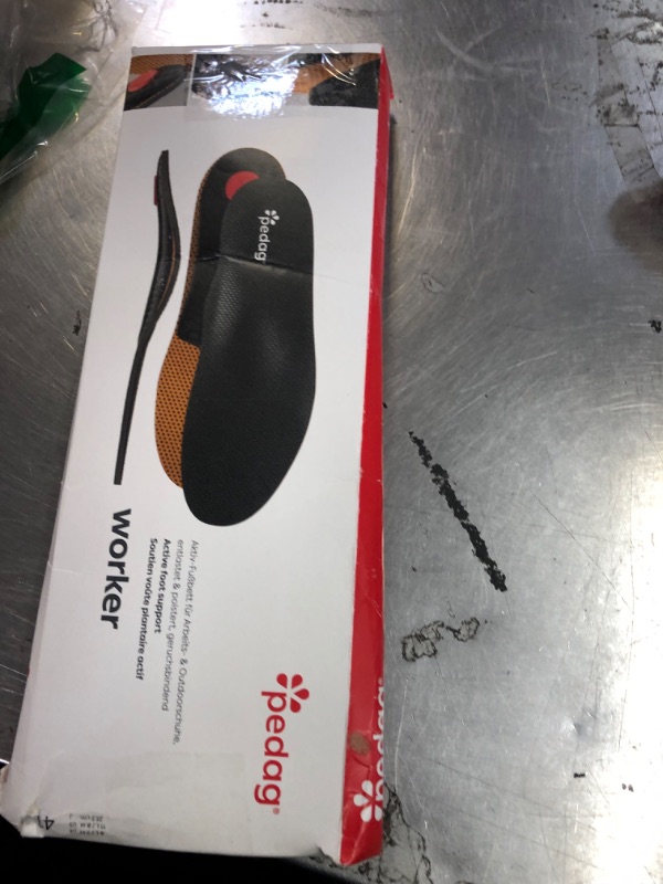 View 2 of pedag Worker | Heavy Boot Insoles | Made in Germany |Supports Foot from Heel to Toe | Longitudinal Arch, Metatarsal Arch and The Heel | Women US 11 Men US 8/EU 41