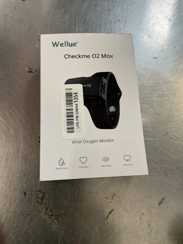 Photo 1 of Wellue Wrist Pulse Oximeter with Audio Reminder| Bluetooth Blood Oxygen Monitor Rechargeable for Continuous SPO2 Tracking with 72 Hours Battery Life, Free APP & PC Reports, Style 2