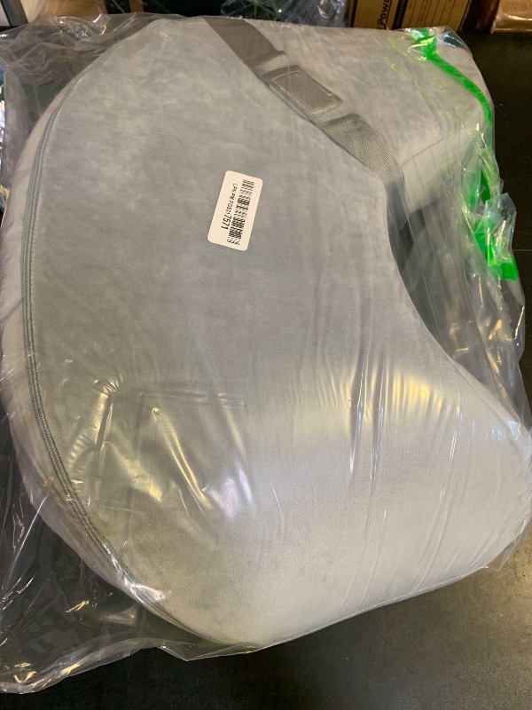 Photo 1 of Momcozy Innovative Safety Guard Nursing Pillow - Firm & Springy Memory Foam - Stable, Ergonomic Support & Comfort - Wider Breastfeeding Cushion, Adjustable, Removable Cover, Baby Safety Certified