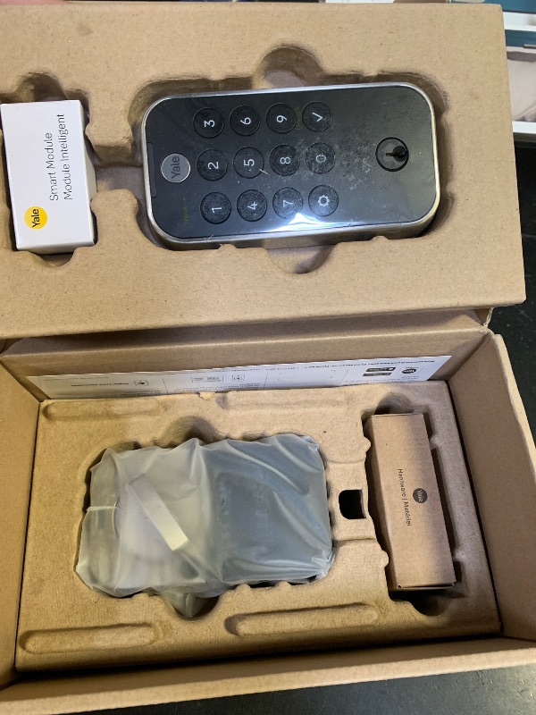 Photo 1 of Yale Security Assure Lock 2 Touch Deadbolt, Satin Nickel Keyed Smart Entry Door Lock with Wi-Fi Connected Keypad and Fingerprint Scanner for Code Entry and Remote Access, YRD410-F-WF1-619