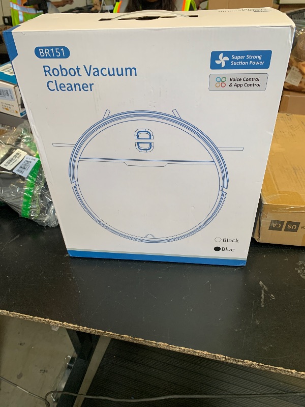 Photo 1 of Robot Vacuum and Mop Combo, 2300Pa Strong Suction, 2-in-1 Dust Box and Water Tank, Works with Alexa/Google Assistant, Long Runtime, Schedule, Quiet, Ideal for Hard Floors, Low-Pile Carpets and Pets